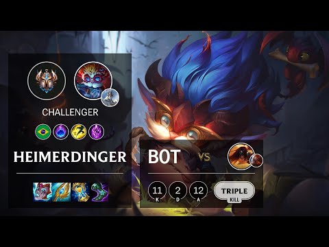Heimerdinger Bot vs Sivir - BR Challenger Patch 11.4