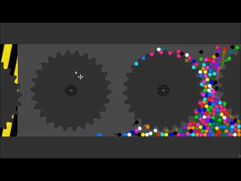 The Shutter Crush 7 in Algodoo - 16 Color Survival Marble Race in Algodoo