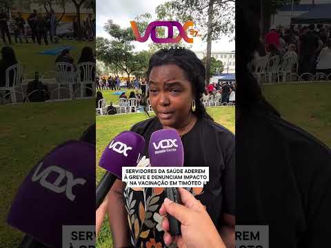 GREVE 🚨 SAÚDE PARADA EM TIMÓTEO! #Timóteo #Greve #Saúde #VOX97fm