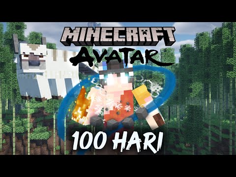 100 Days in Minecraft: Avatar Transformation?! 😱