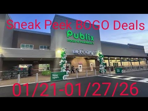 Publix Sneak Peek BOGO Deals{1/21-/27/27} 🔥 Nature Bounty Deal*Will these deals top this week 🤷