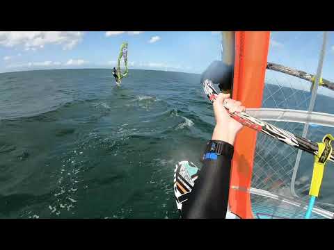 Neilpryde glide wind:  Windfoil first attempt