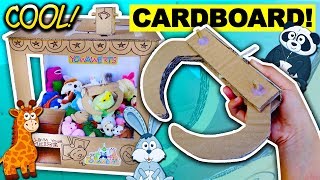 100% Super Easy! | DIY Cardboard Claw Machine | Fully Functional Arcade Game