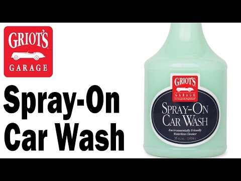 Griot's Garage - Spray-On Car Wash waterless wash to clean a VW Jetta Wagon