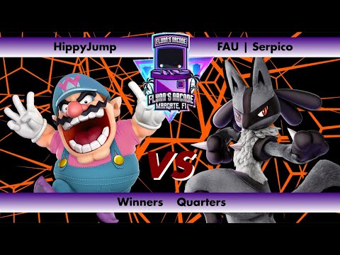 Flynn's Arcade 076 Winners Quarters - Hippyjump (Wario) vs FAU | Serpico (Lucario) SSBU Tournament