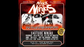 Dark Lotus (Twiztid, Blaze, ABK) &quot;My 1st time&quot; Attack of the Ninjas 8/21/21 Ann Arbor, MI