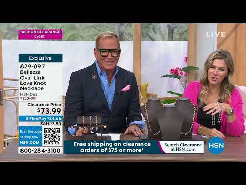 Bellezza 251/4" Bronze OvalLink Love Knot Necklace