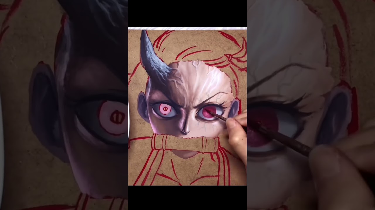 鬼滅の刃ねずこリアルに描いてみた