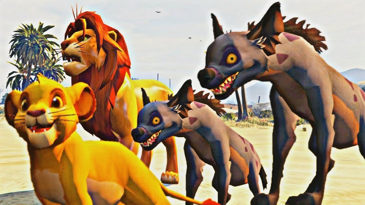 Mufasa Ensinando o Bebê Simba a Caçar! O REI LEÃO - Animais da Savana (PT/BR)