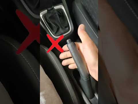 MANEIRA CORRETA DE ACIONAR O FREIO DE MÃO