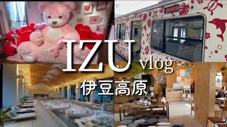 【ひとり旅女子】伊豆1泊2日vlog/おしゃれカフェ/乗馬/テディベア美術館/トトロ/赤沢温泉ホテル/スパ/黒船電車