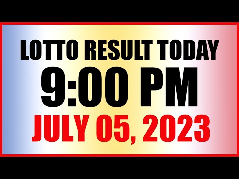 Lotto Result Today 9pm Draw July 5, 2023 Swertres Ez2 Pcso