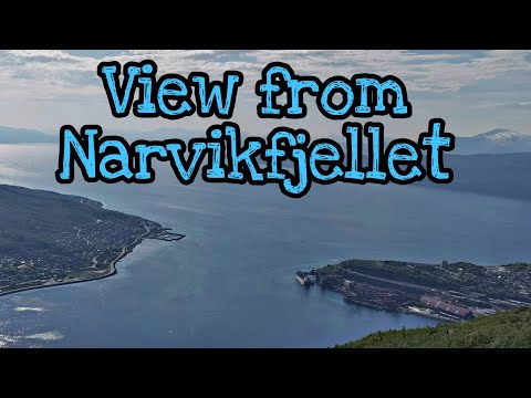 A spectacular view from Narvikfjellet, Narvik #Narvikfjellet