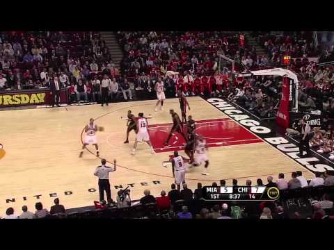 LeBron James Back-to-Back Dunks vs. Chicago 2/24/2011