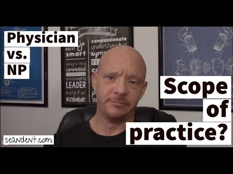 What's the difference in scope of practice between a physician and an NP?