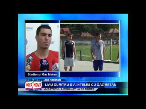 Liviu Dumitru este noul jucător al Gazului - NovaTv Mediaş