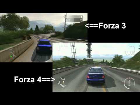 Forza 3 vs Forza 4 - The Graphics Test