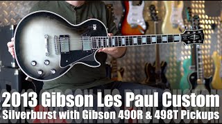 Video thumbnail for My personal 2013 Gibson Les Paul Custom Silverburst by George V Guitars