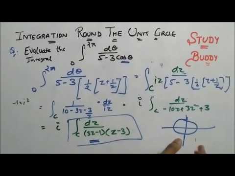Integration Round a Unit Circle - Complex Plane II Residue Integration of Real Integrals Video