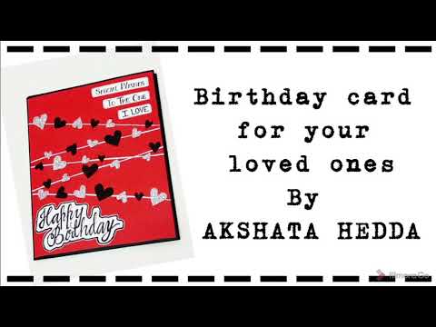 Birthday card By Akshata Hedda | Simple handmade card  ideas | Envelope card | Flip flap card ideas