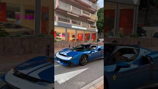 Haas F1 driver Oliver Bearman testing the New Ferrari 849 Testarosa in Monaco