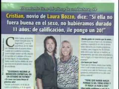 SuperXclusivo 1/13/11 -  Christian Suarez esta lambiendo ojo a Laura Bozzo