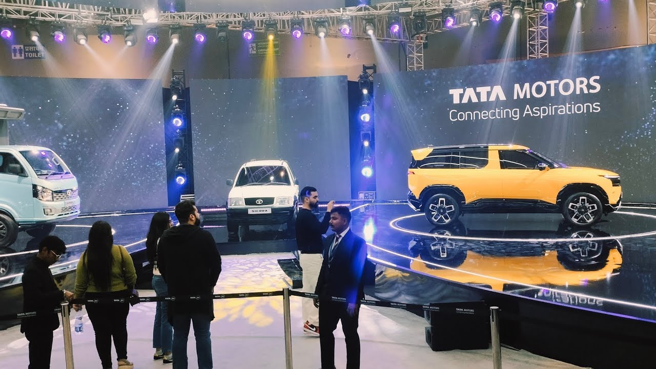 Tata Motors Exhibition Bharat Mobility Global AutoExpo 2025 Full view #tatamotors