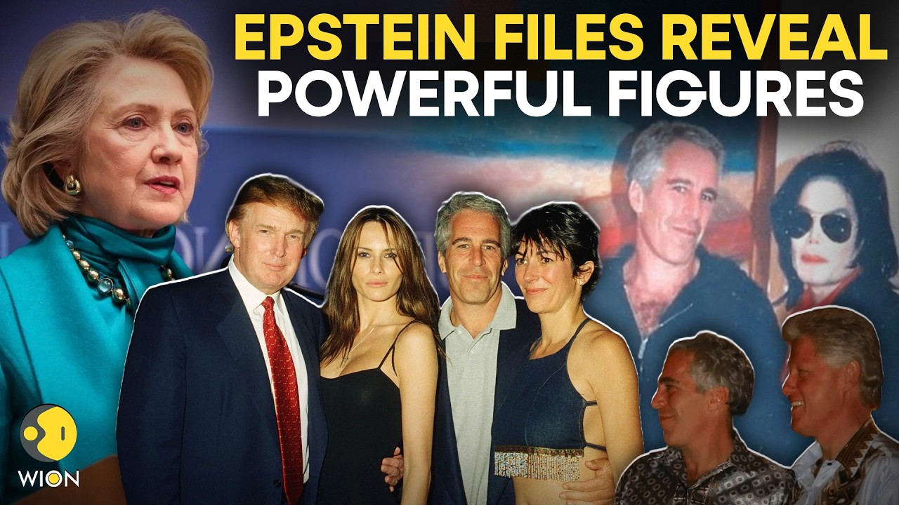 Epstein Files LIVE: Hillary Clinton Accuses Trump Administration of Epstein Files Cover-up | WION