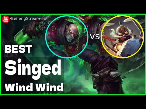 🛑 Wind Wind Singed vs Corki (2000 LP Singed OTP) - Wind Wind (小风风c) Singed Guide