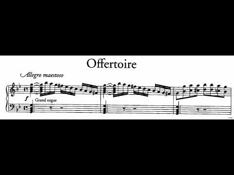 Gervais-François Couperin - Offertoire [en sol Mineur] (avec Partition)
