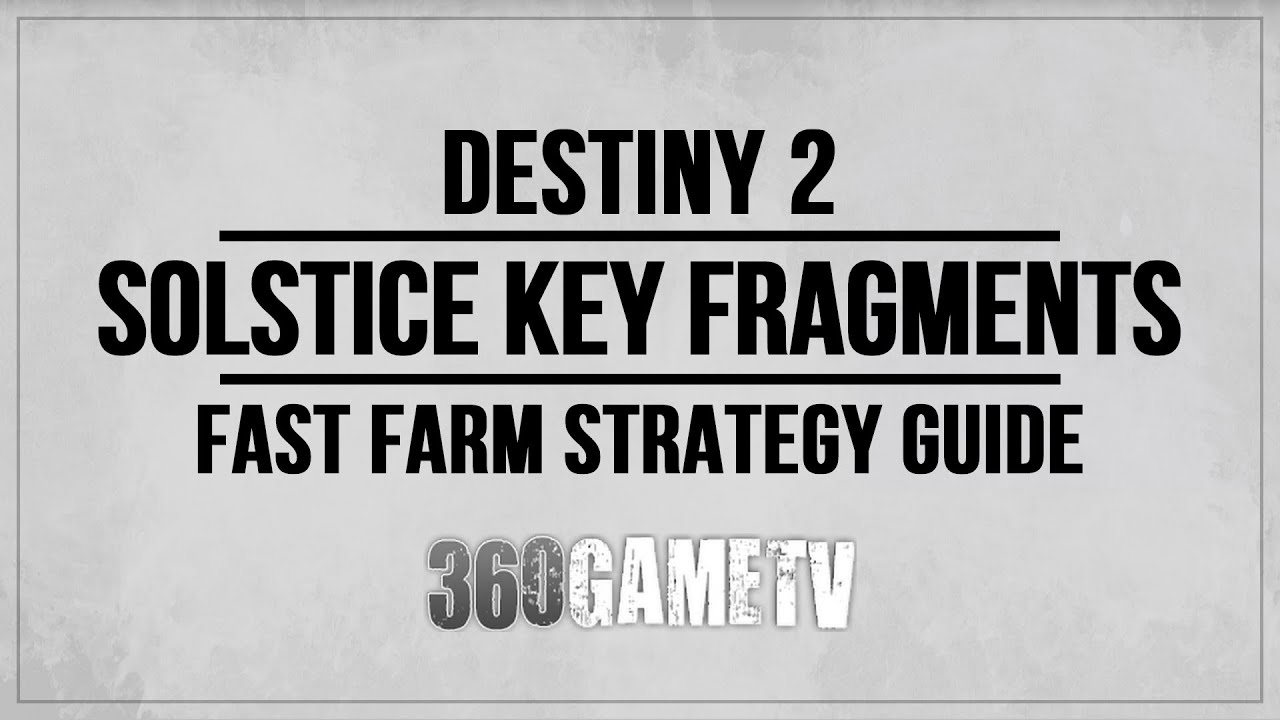 What is the fastest way to get key fragments in Destiny 2? Tipseri