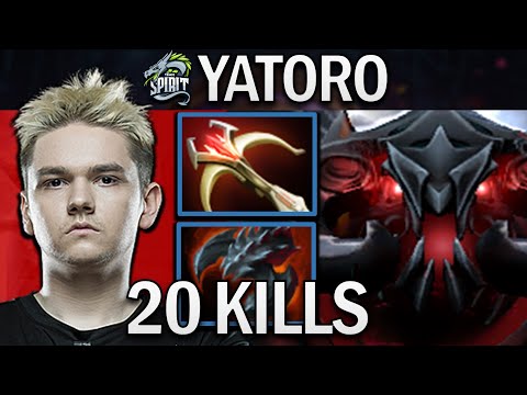 Shadow Fiend Dota 2 Gameplay Spirit.Yatoro with 20 Kills and Daedalus-Satanic #dota #dota2