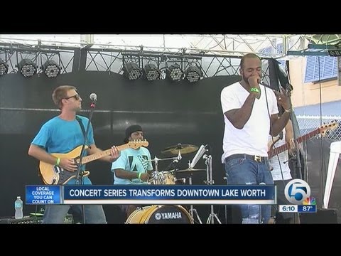 "Summer Daze" concert series in Lake Worth with wakeboarding