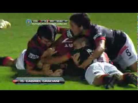 Gol de Graciani. Colón 1 - River 0. Fecha 4. Torneo Final 2014. Fútbol Para Todos