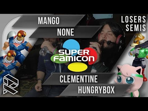 Super Famicon '17 - mang0 & n0ne vs Clementine & Hungrybox - Losers Semis