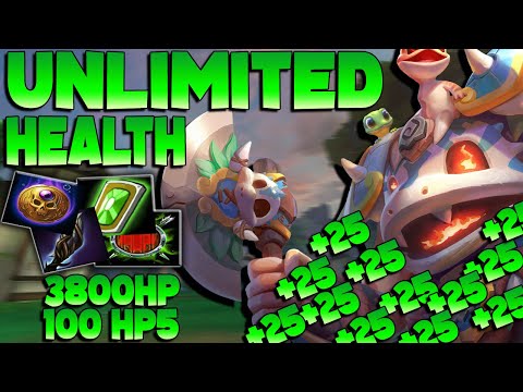 SO HARD TO RUN OUT OF HP! MAX HP5 HEALTH BUILD IS GROSS! - Masters Ranked Duel - SMITE