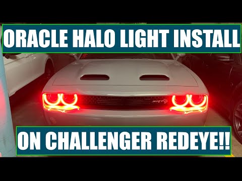Hellcat Redeye Halo Ring Lighting Install!!