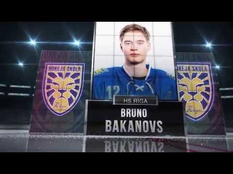 HS Rīga spēlētāja Bruno Bakanova pirmie vārti šajā OHL sezonā mačā pret HK Mogo