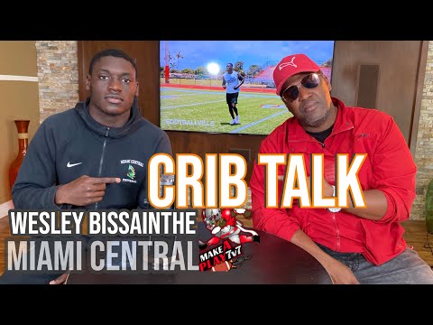 Wesley Bissainthe - Miami Central LB 2022 | Crib Talk 212