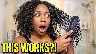 Detangle Curly Hair in the Shower? Delta Versacurl shower tool Review!