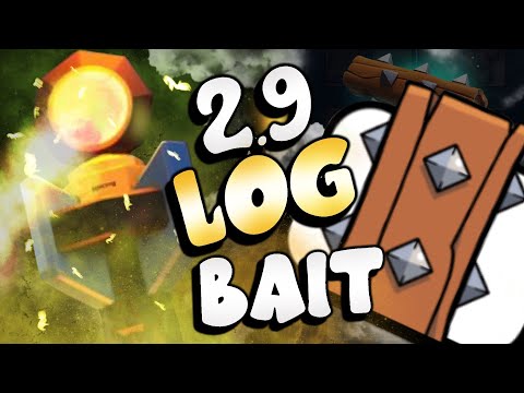 2.9 Elixir! This New Log bait Deck Never Loses! - Clash Royale
