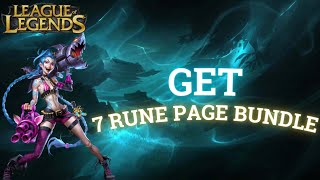 How to Get 7 Rune Page Bundle in League of Legends 2024?