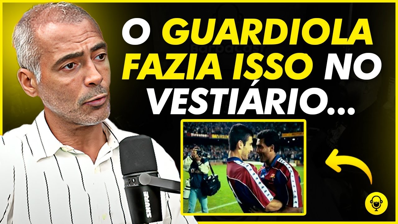 ROMÁRIO FALA SOBRE COMO ERA JOGAR COM O GUARDIOLA: ELE ERA MUITO...