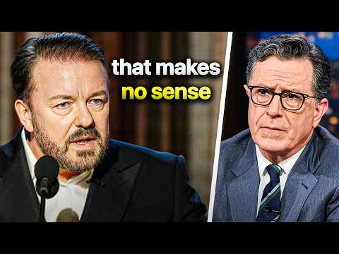 Ricky Gervais OBLITERATES hypocritical talk show hosts 