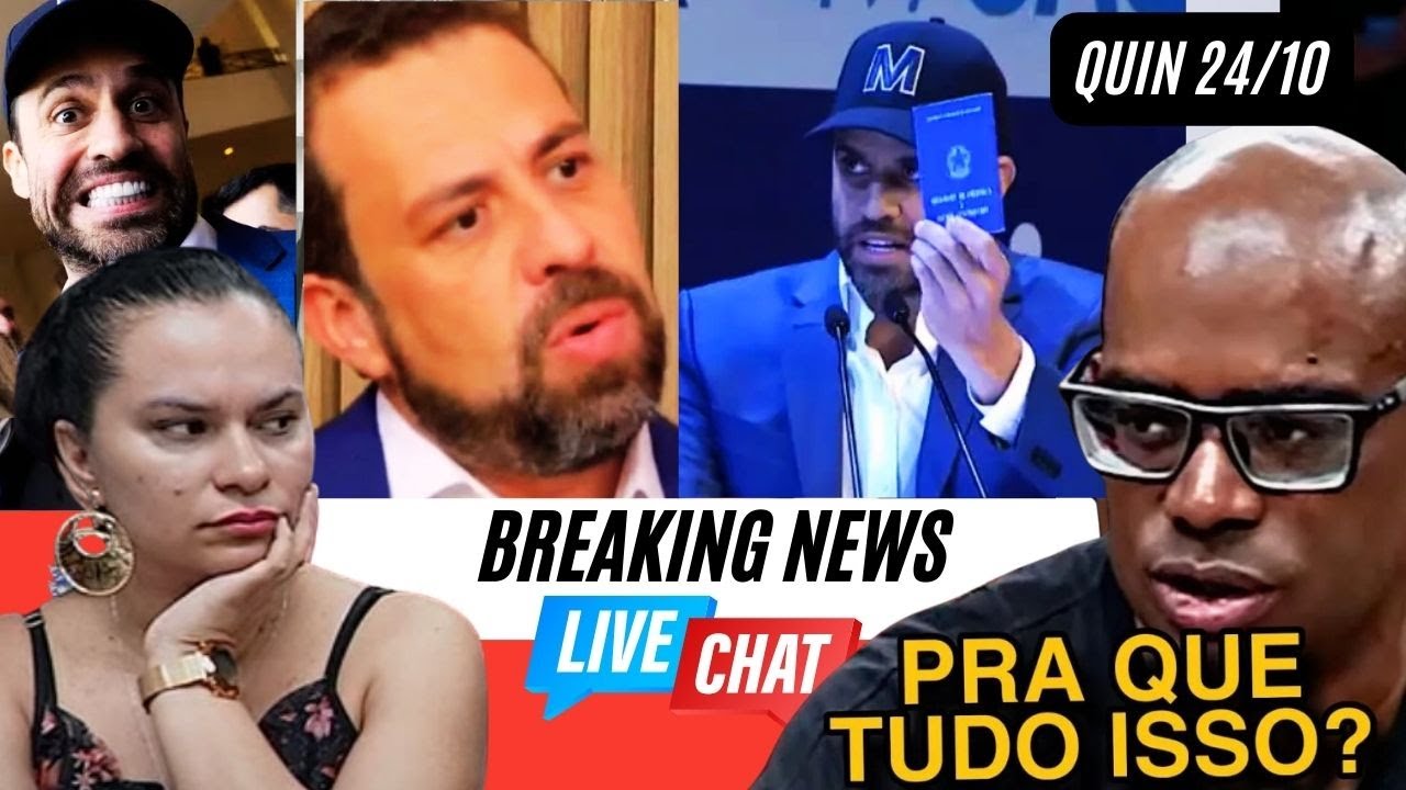 🔥AO VIVO:  BOULOS ACEITA "DESAFIO" DE MARÇAL PARA SABATINA !!