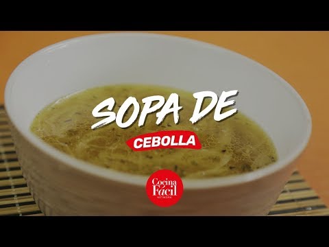 Sopa de cebolla casera | Cocina Fácil