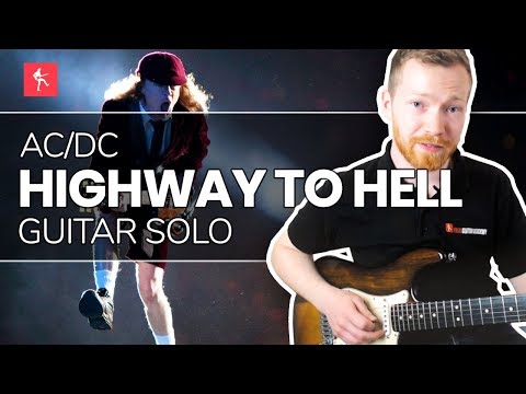 Highway To Hell Guitar Solo - How To Play The Highway To Hell Guitar Solo by ACDC