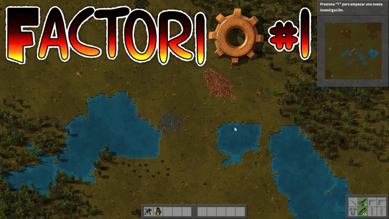 ¡Factorio! #1 Extracciones básicas. Gameplay/Tutorial