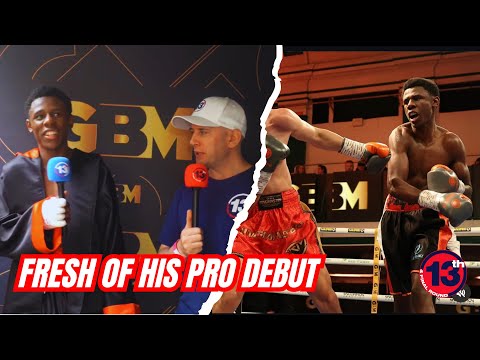 ROMEO COSTA FRESH OF HIS PRO DEBUT | GBM YORK HALL LONDON