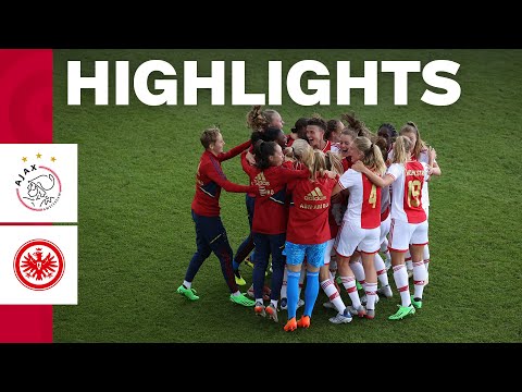 LAST-MINUTE BICYCLE KICK! 😍🤯 | Highlights Ajax Vrouwen - Eintracht Frankfurt | UEFA Champions League